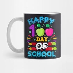 Happy 100Th Day Of School 100 Days Of School Teacher Student Mug